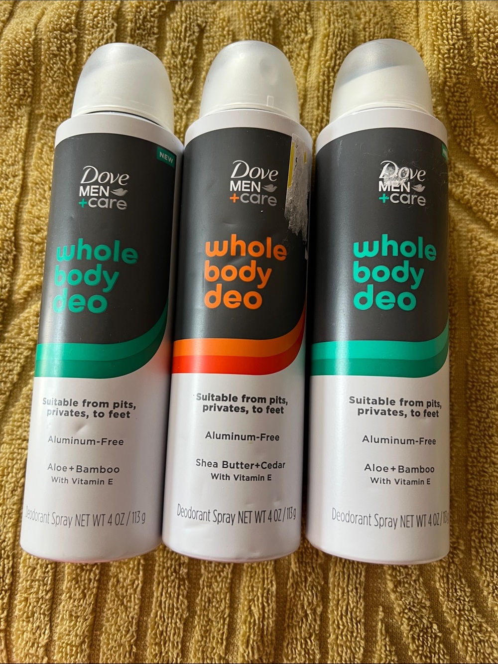 Whole Body Deo Spray Lot  - Dove Men + Care